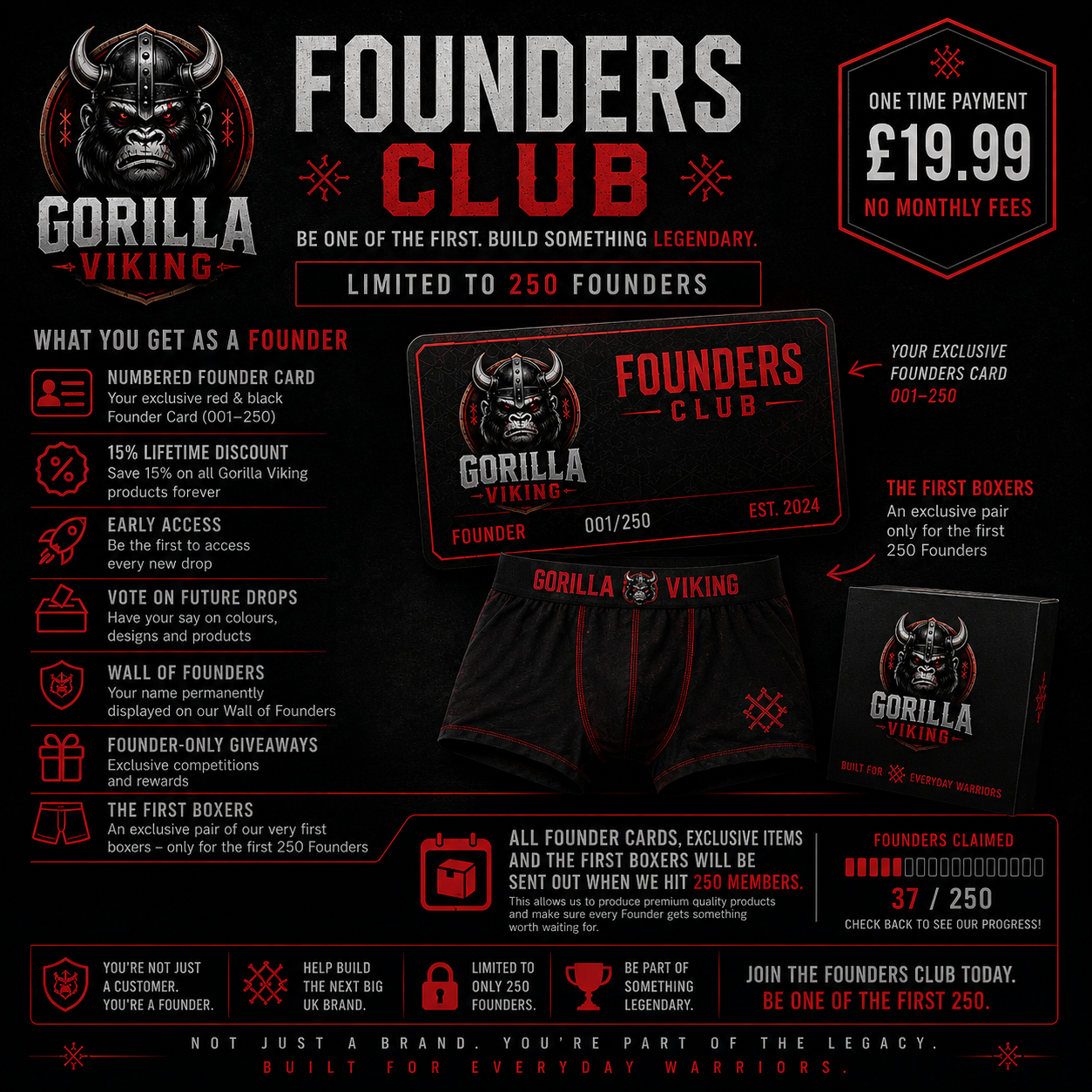 Founders club package